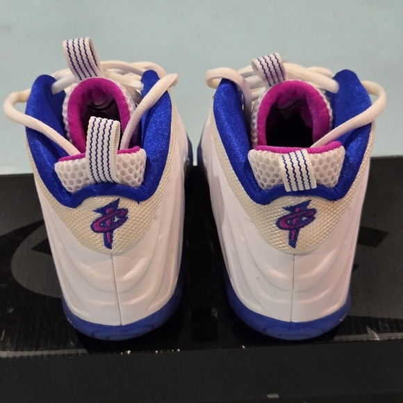 Nike Little Posite One (PS) Little Girls Multicolor Sneakers Size 13c - Picture 3 of 10